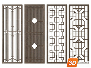 Folding screen Skp Files 